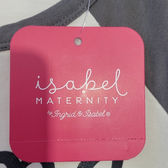 NWT Isabel Maternity Tank Top Shirt Mama Bear Size XSmall - Picture 4 of 6